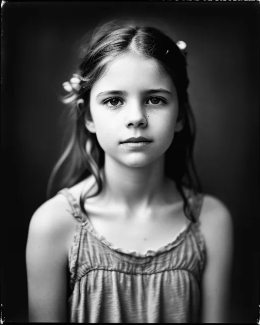 Little Lion Man --Sally Mann - AI Photo Generator - starryai