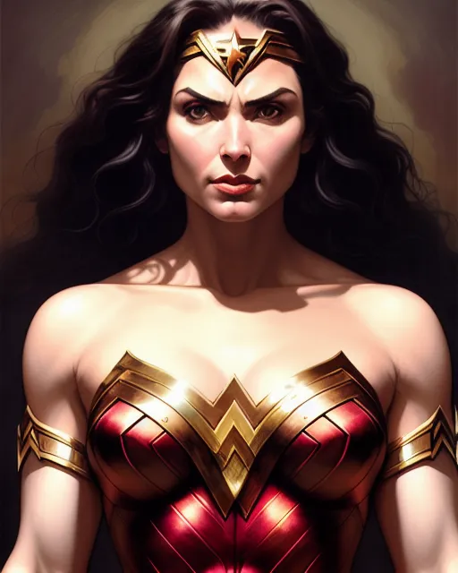 Wonder Woman Roberto Ferri & Alexandre - AI Photo Generator - starryai