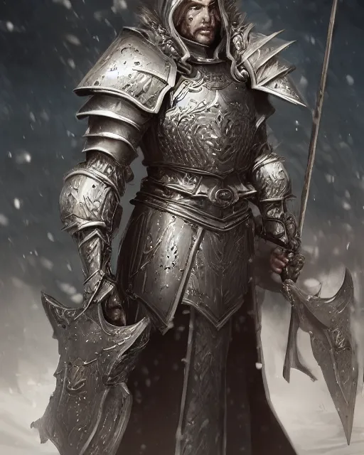 Armour winter emperor, beautiful - Free AI Photo Generator - starryai