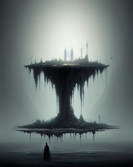 The emptiness that consumes everything, fantasy art, concept art