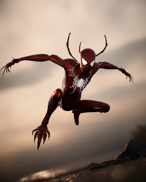 Iron spider is a battle machine