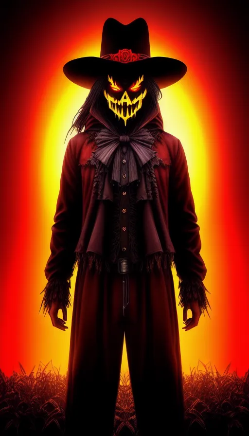 Demonic Scarecrow - starryai