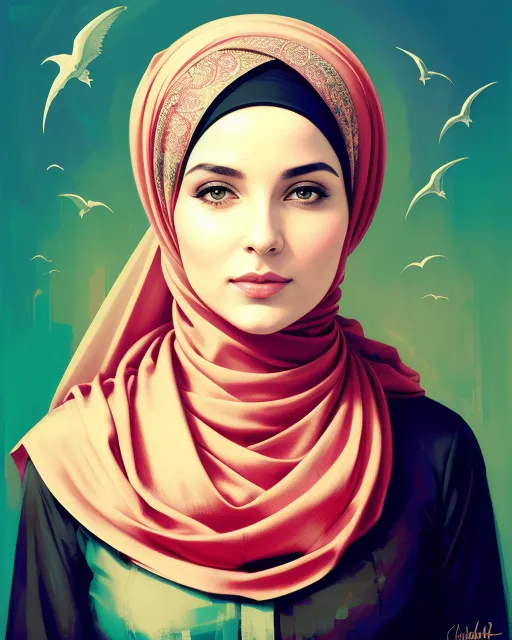 100+ Hijab AI Generated Images - starryai