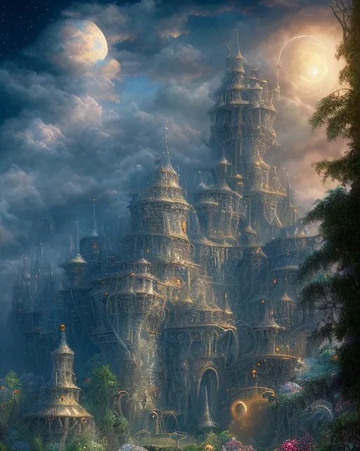 Fantasy Cities - Free AI Photo Generator - starryai