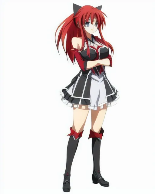 High school DxD: Rias Issei's - AI Photo Generator - starryai