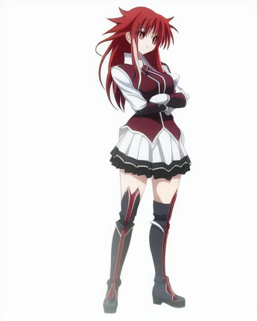 High school DxD: Rias Issei's - AI Photo Generator - starryai