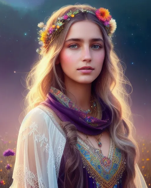 beautiful gypsy woman