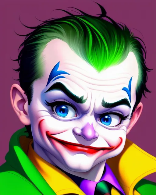 cute cartoon baby joker