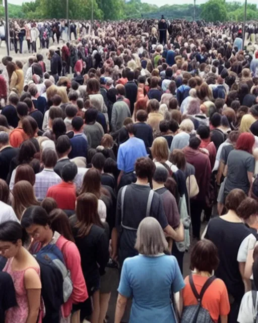 Queue Hell long queue hell - Free AI Photo Generator - starryai