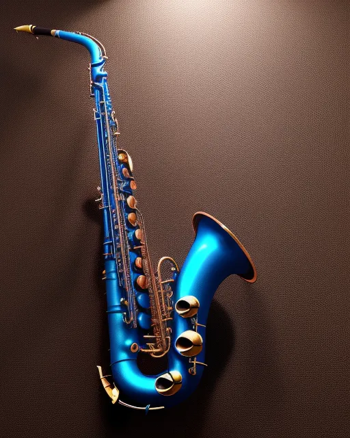 blue saxophone wallpaper