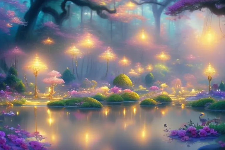 Fantasy Landscape - Free AI Photo Generator - starryai