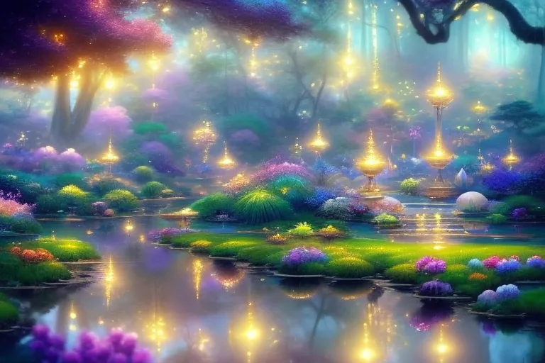 Fantasy Landscape - Free AI Photo Generator - starryai