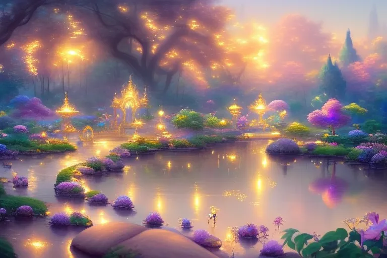 Fantasy Landscape - Free AI Photo Generator - starryai