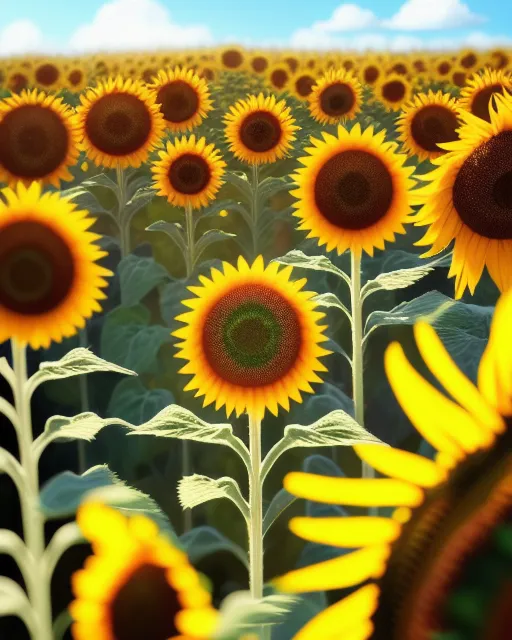 SUNFLOWER 3 - Free AI Photo Generator - starryai