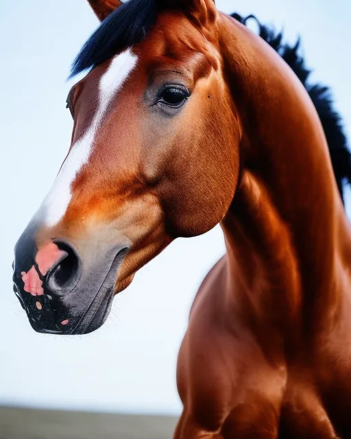 A very beautiful picture of a horse 