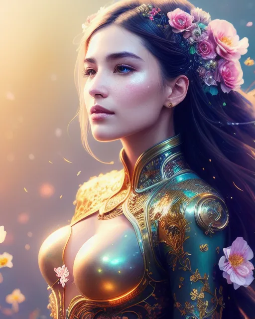 {Extremely gorgeous woman} highly - Free AI Photo Generator - starryai