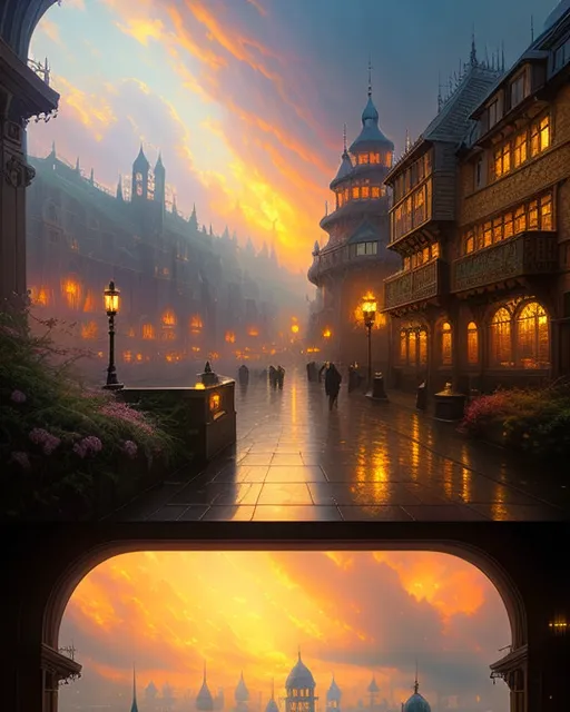 City Sky - Free AI Photo Generator - starryai