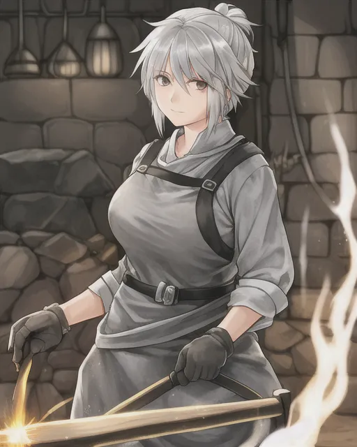 anime blacksmith | Stable Diffusion