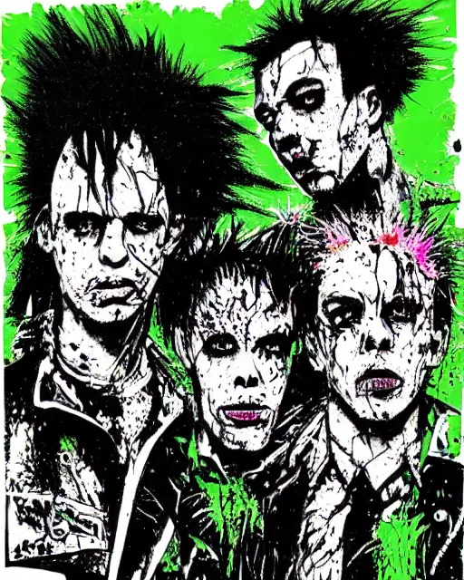 punk rock pop art