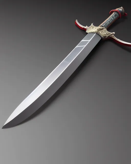 Hyper realistic sword of the year 2072