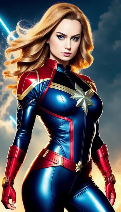 captain marvel! - AI Photo Generator - starryai