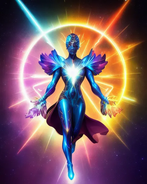 Man Magic powers, upgrade flying - AI Photo Generator - starryai