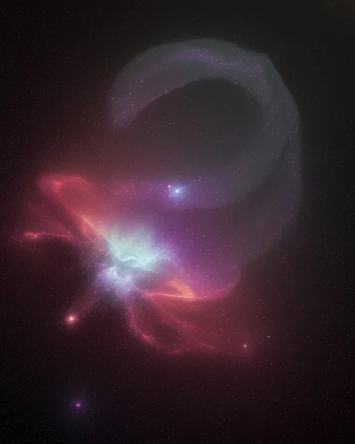 Space nebula, many stars - Free AI Photo Generator - starryai
