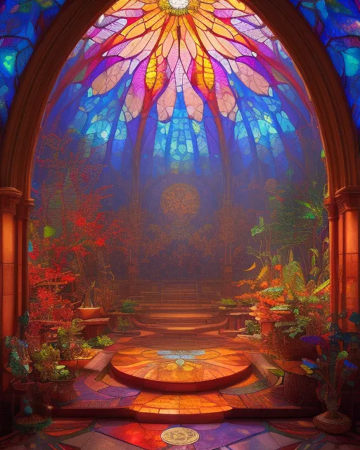 Stained glass - Free AI Photo Generator - starryai