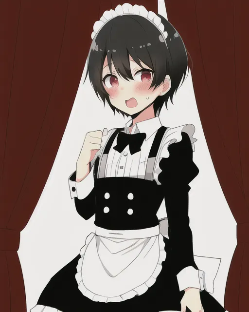 Maid boy - AI Photo Generator - starryai