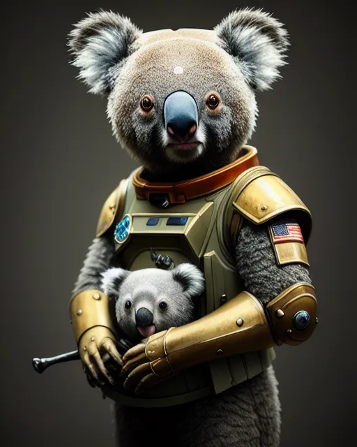 Space koala - AI Photo Generator - starryai