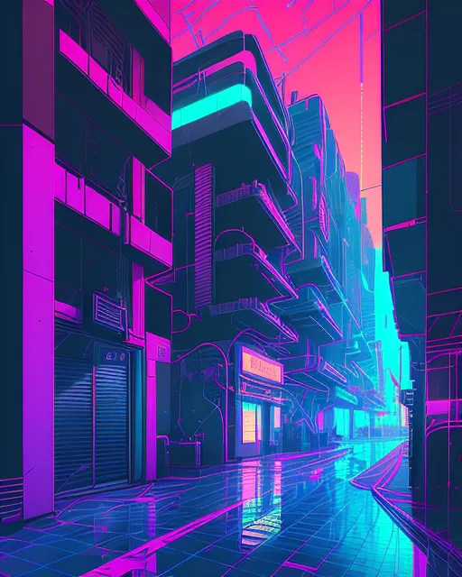 

digital painting inspired by Josan Gonzalez and Dan Mumford, blending elements of abstract expressionism, synthwave, and space art. This artwork is trending on Artstation and will be created using Unity 3D and Unreal Engine, along with ZBrush Central, Octane 3D, and Houdini 3D. The painting will depict a sunset city with extreme detail, featuring astral, psychedelic, galactic, and holographic elements. The artwork will be created in 4K ultra HD resolution, showcasing radiant, glowing neon colors and retro-futuristic designs. The overall effect will be cosmic, synesthetic, and whimsical.
 
