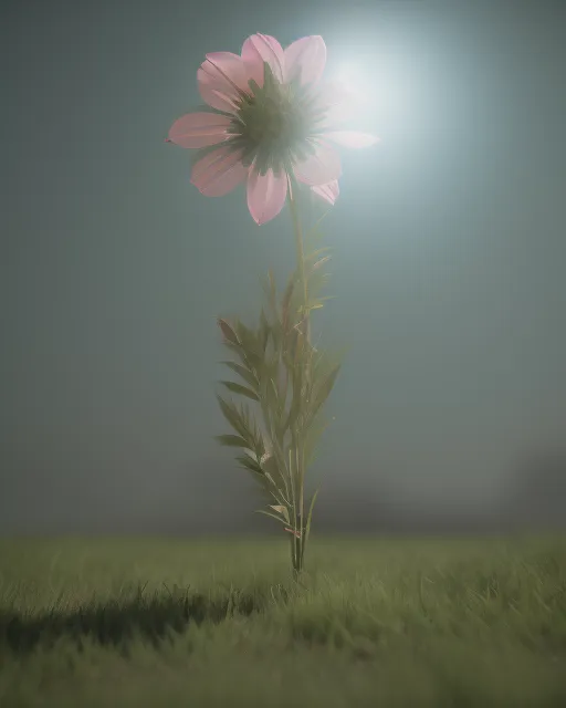 (Sketch mode/3D Art style)Flower Full Moon