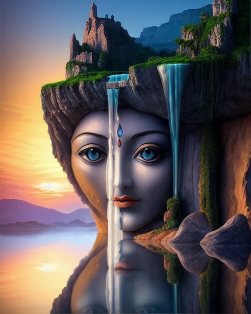 Mountain Woman - Free AI Photo Generator - starryai