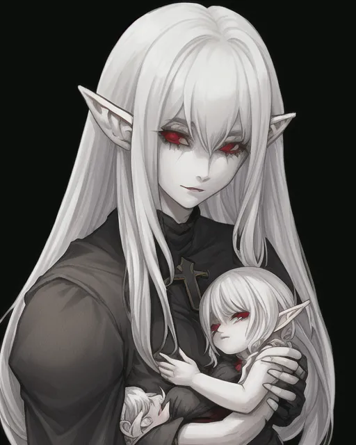 Tallia and her new baby gloria (the mom and yungest daughter)