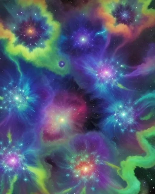 Cosmic garden - Free AI Photo Generator - starryai