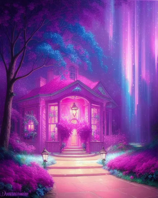 Fantasy landscape - Free AI Photo Generator - starryai