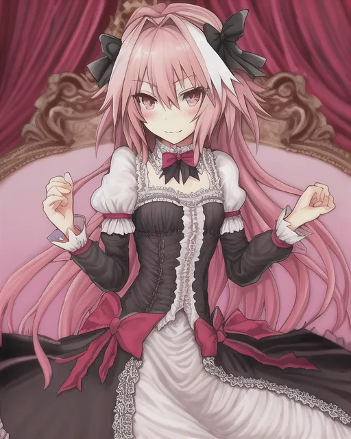 Astolfo Victorian dress AI Photo Generator starryai