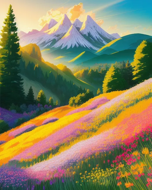 Mountains in Summer