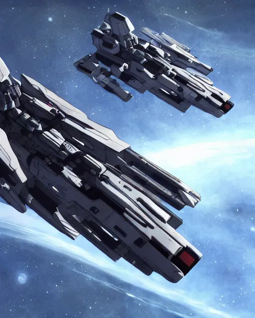 Realistic space battleship - Free AI Photo Generator - starryai