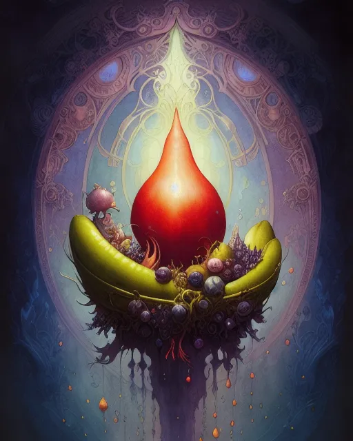 🍉 🍎 🍌 Alien Fruit 🥝 🍐 🍇 - Free AI Photo Generator - starryai