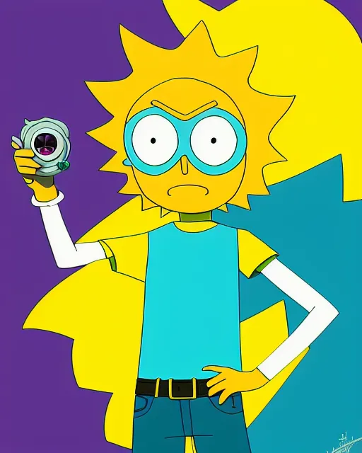 Rick Morty - AI Photo Generator - starryai