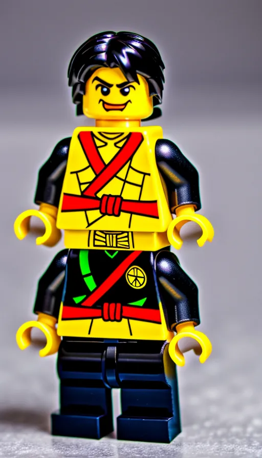 Lego ninjago kai, water ninja nya, wu, - AI Photo Generator - starryai