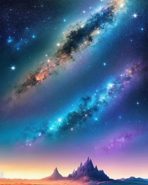 creatures a far off galaxy, - Free AI Photo Generator - starryai