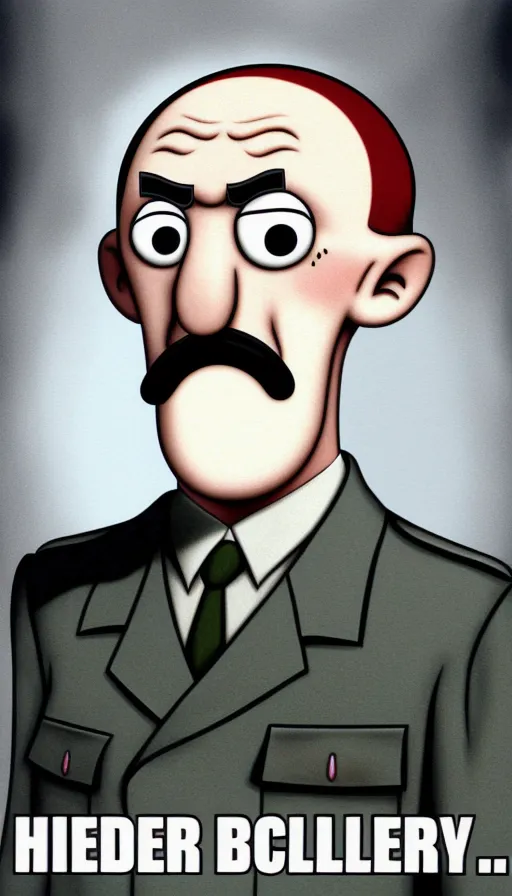 Hitler squidward - Free AI Photo Generator - starryai