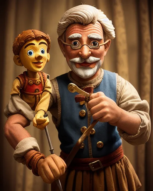 Puppeteer Geppetto marionette