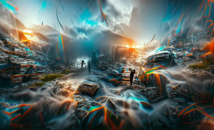 Ai Rifty A Rift Between Realities - Free AI Photo Generator - starryai