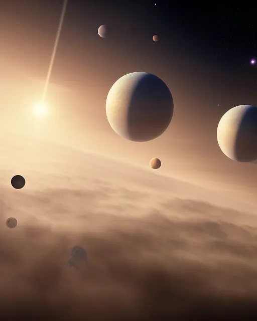Custom planets a solar system - Free AI Photo Generator - starryai