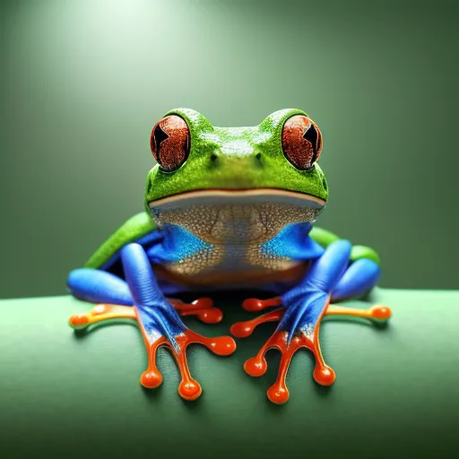 Create Extremely high cinematic frog & - AI Photo Generator - starryai