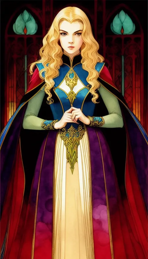 Art Nouveau Baroness - Free AI Photo Generator - starryai