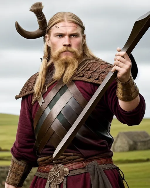 danish viking male viking ancient times during the raids on england